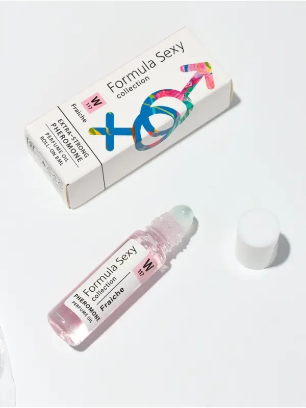 Парфюмерное масло женское с феромонами Formula Sexy Collection Fraiche W117, 8 мл
