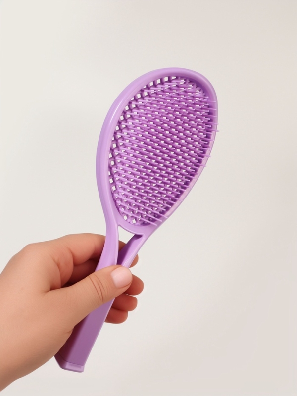 Расческа массажная овал ДЛЯ СУШКИ ВОЛОС 24*10см фиолет подвес QF Расческа массажная овал ДЛЯ СУШКИ ВОЛОС 24*10см фиолет подвес QF