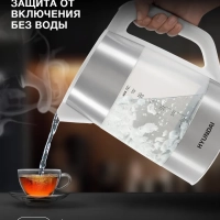 Чайник HYK-P4025 1.9л. 2200Вт белый (пластик)