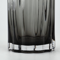 Ваза для цветов &laquo;Тренди&raquo; из черного стекла 20&times;9&times;9 см
