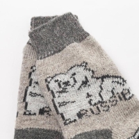 Носки мужские шерстяные &laquo;Белый медведь&raquo;, цвет лён, размер 29