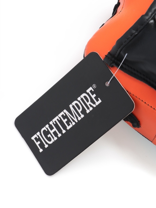 Лапы боксерские мини (тактические) FIGHT EMPIRE, PUNCH, чёрно-оранжевые, пара