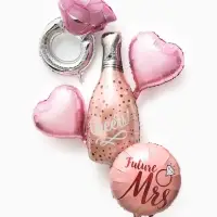 Воздушные шары фольгированные, набор &laquo;Девичник&raquo;, 5 шт.