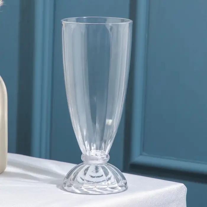 Стакан пластиковый &laquo;Милкшейк&raquo;, 450 мл, цвет прозрачный