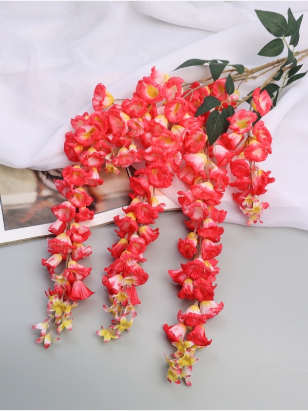 Цветы искусственные "Наперстянка бреди" 97 см, светло-красный