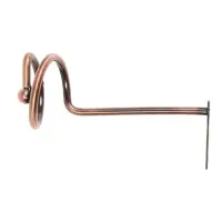 Крючок - держатель для штор на стену CAPPIO KS044, металлический, цвет медь, 2 шт