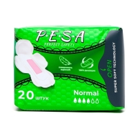 Прокладки гигиенические PESA Normal, 20 шт. Прокладки гигиенические PESA Normal, 20 шт.
