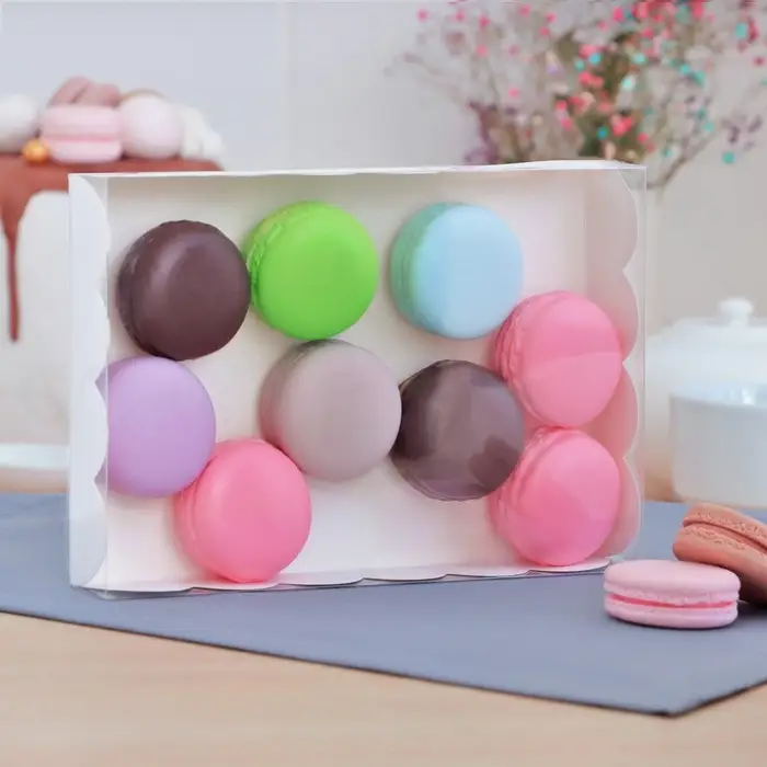 Коробка для печенья, белая, 22&times;15&times;3 см