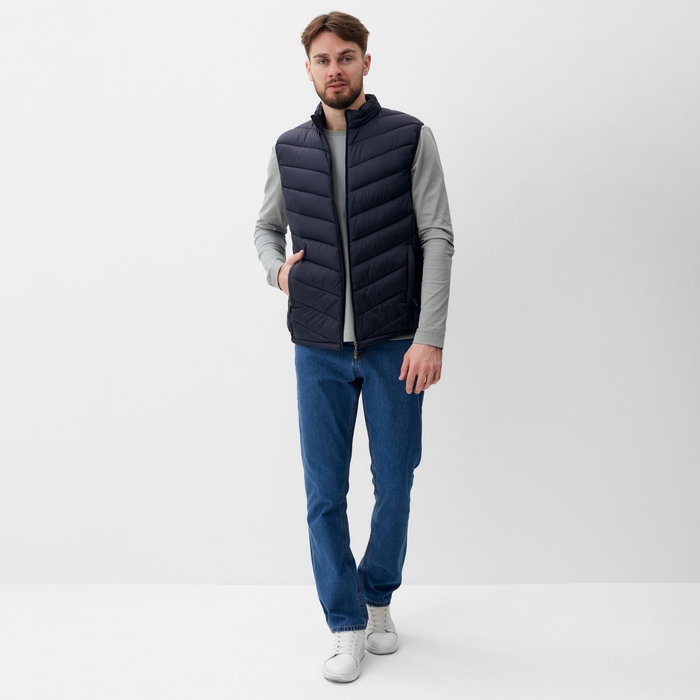 Жилет мужской на молнии MIST, р.50, синий