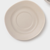 Чайная пара Magistro "Potter" 250мл 15,3х7,5 цвет светло-серый (блюдце, чашка)