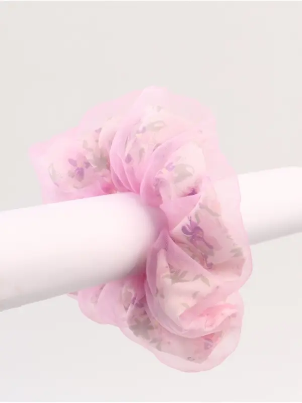 Резинка для волос &laquo;Цветы&raquo; сиреневая, Холодное сердце