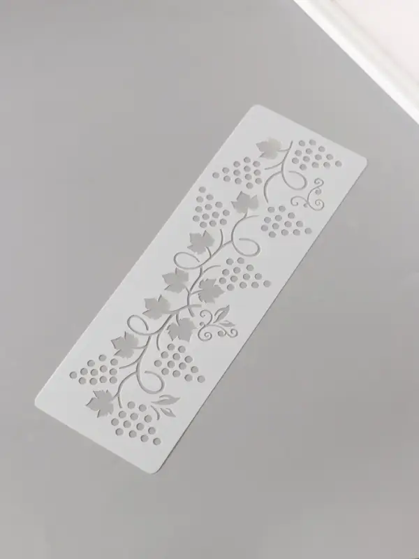 Трафарет бордюрный пластик "Виноград" 10х30 см