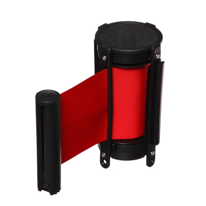 Кассета с вытяжной лентой-180см красная, высота-13см, ширина 6.6см, ширина ленты-80мм Кассета с вытяжной лентой-180см красная, высота-13см, ширина 6.6см, ширина ленты-80мм