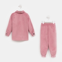 Костюм детский KAFTAN "Velvet", р. 34 (122-128), розовый