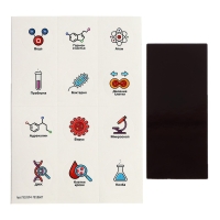 Набор для опытов &laquo;Моя первая лаборатория&raquo;, мерная пробирка, клеёнка и карточка