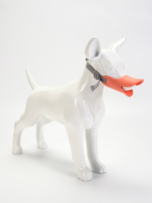 Намордник силиконовый фиксирующий, размер M (ОМ 15 см, ОШ 18-30 см), розовый