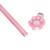 Ручка гелевая-прикол "Лапка" МИКС