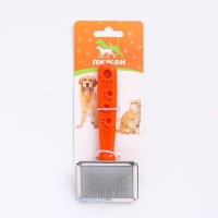 Пуходерка "Лапки" малая с каплями, 6 х 12 см, оранжевая Пуходерка "Лапки" малая с каплями, 6 х 12 см, оранжевая