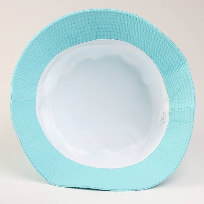 Панама детская для девочки &laquo;Зайка Лу&raquo;, цвет голубой, р-р 54