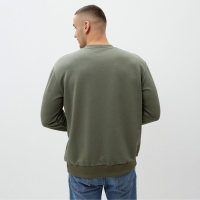 Джемпер мужской MINAKU: Basic line MAN  , цвет хаки, р-р 46