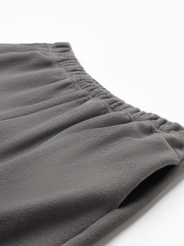 Брюки флисовые мужские спортивные MINAKU: Fleece Soft, размер 52, графитовые