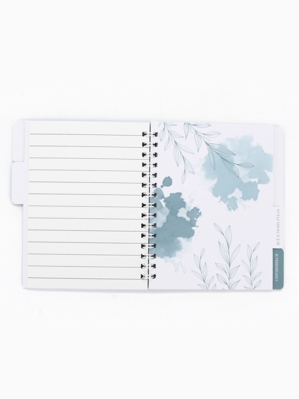 Блокнот с разделителями А6, 48 листов "Мир начинается с тебя"