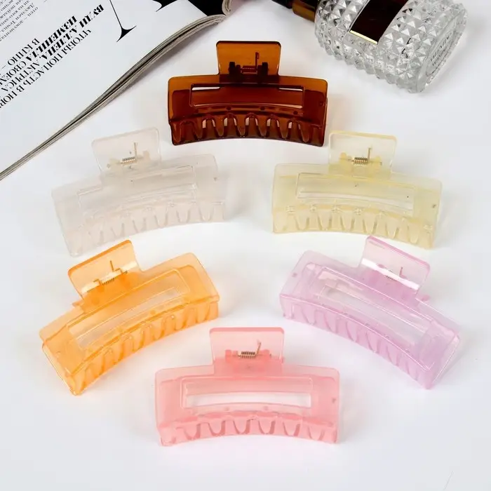 Крабик для волос &laquo;Милица&raquo;, прямой, 8.5 см, МИКС