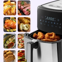 Аэрогриль электрический с поддоном КТ-2239 - 4.5 л - 1700 Вт