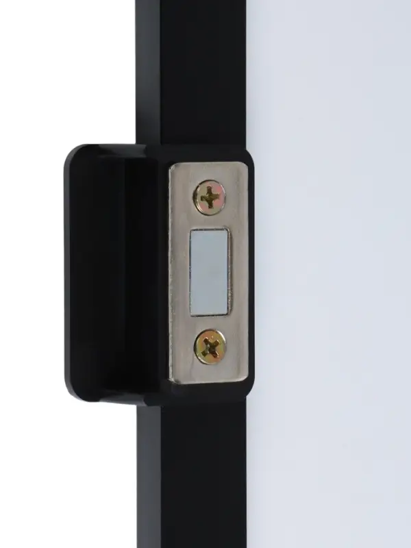 Зеркало поворотное на дверцу или стену, 90 х 30см, черное