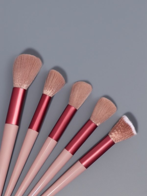 Кисти для макияжа, набор - 13 шт, 10 - 22 (&plusmn;1) см, цвет сиреневый