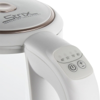 Чайник электрический REDMOND SkyKettle RK-G203S, стекло, 2 л, 2200 Вт, регулир. t°, белый Чайник электрический REDMOND SkyKettle RK-G203S, стекло, 2 л, 2200 Вт, регулир. t°, белый