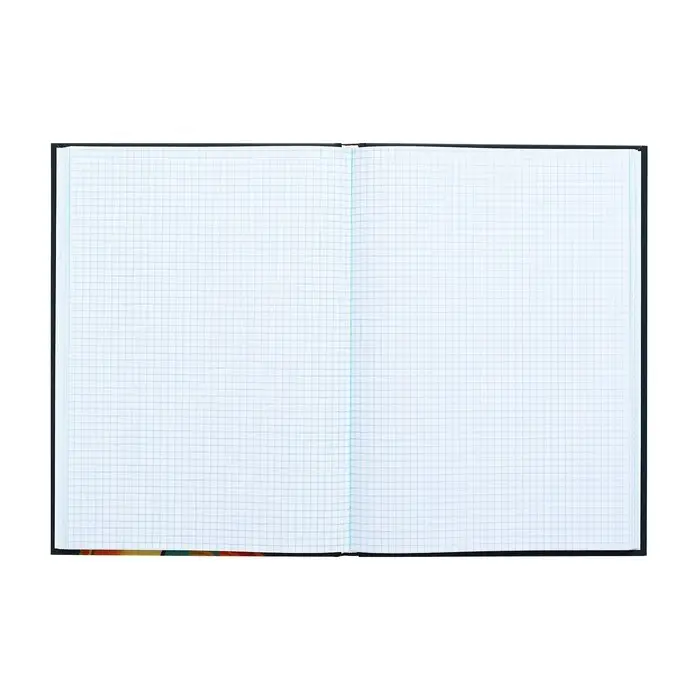 Колледж-тетрадь в твердой обложке 7БЦ, А4, 120 листов, Девушка. Арт, блок в клетку, матовая ламинация, ВЫБОРОЧНЫЙ ЛАК