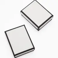 Коробочка подарочная под набор "Стиль", 7*9 см, цвет чёрно-белый