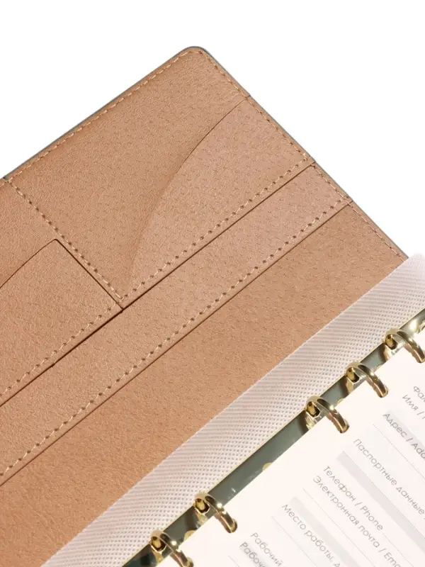 Органайзер на кольцах, C6, с клапаном, 80л, линия, к/зам, Зеленый