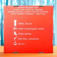 Подарочный набор &laquo;Тепла и уюта&raquo;: чай 50 г, крем-мед 120 г, носки 36-39 р, термос 500 мл, арахис в глазури 100 г