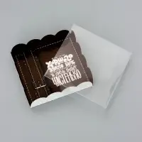 Коробка для печенья, &laquo;Комплимент&raquo;, 12&times;12&times;3 см