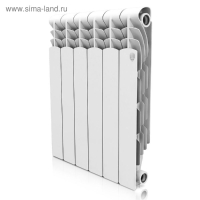 Радиатор алюминиевый Royal Thermo Revolution, 500 x 80 мм, 6 секций Радиатор алюминиевый Royal Thermo Revolution, 500 x 80 мм, 6 секций