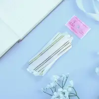 Бант - шар № 3 золотая полоса, белый