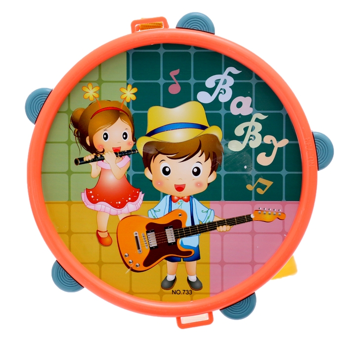 Барабан детский «Малышок», цвета МИКС Барабан детский «Малышок», цвета МИКС