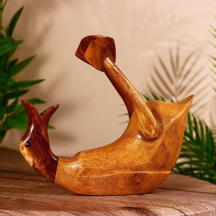 Подставка под бутылку Подставка под бутылку "Уточка" дерево 25х10х20 см