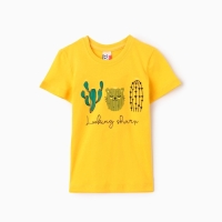 Футболка для девочки, цвет жёлтый, рост 104 см Футболка для девочки, цвет жёлтый, рост 104 см
