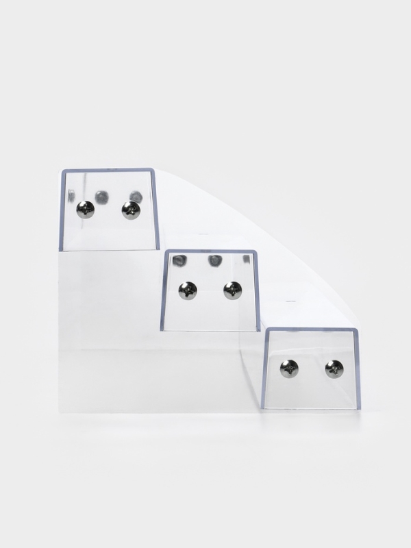 Подставка под лаки 3 этажа, 31&times;10,3&times;12,8 см, оргстекло 2 мм