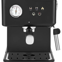 Кофеварка рожковая HEM-4204 1000Вт черный