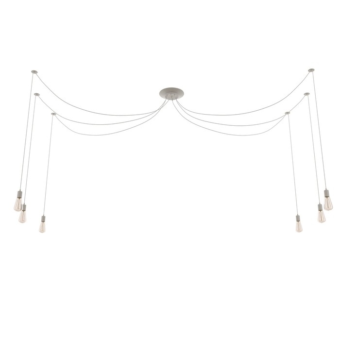 Светильник "Паук" 6x40Вт E27 белый BayerLux