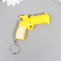 Фонарик брелок для ключей на кольце &laquo;Пистолет M-56&raquo;, светит, 5.5&times;7.5&times;2 см, МИКС