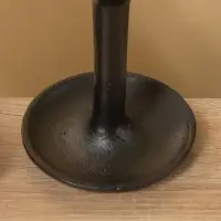 Подсвечник "Дарк" алюминий 10х10х15 см