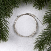 Гирлянда «Нить» 1 м роса. IP20, нить серебристая, 10 LED, 4.6 В, AG13x3 (в комплекте), 3 режима, свечение синее Гирлянда «Нить» 1 м роса. IP20, нить серебристая, 10 LED, 4.6 В, AG13x3 (в комплекте), 3 режима, свечение синее