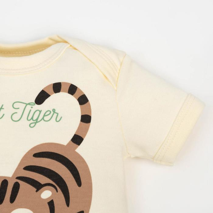 Боди Крошка Я Боди Крошка Я "Тигруля", рост 80-86 см, бежевый