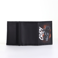 Кошелёк детский на липучке «Выбражулька», цвет чёрный Кошелёк детский на липучке «Выбражулька», цвет чёрный