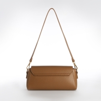 Сумка женская мессенджер на клапане TEXTURA, средний размер, цвет коричневый Сумка женская мессенджер на клапане TEXTURA, средний размер, цвет коричневый